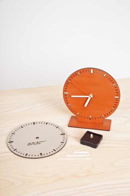 Cardboard Clock by Vandasye_Photo: Raimo Rudi Rumpler